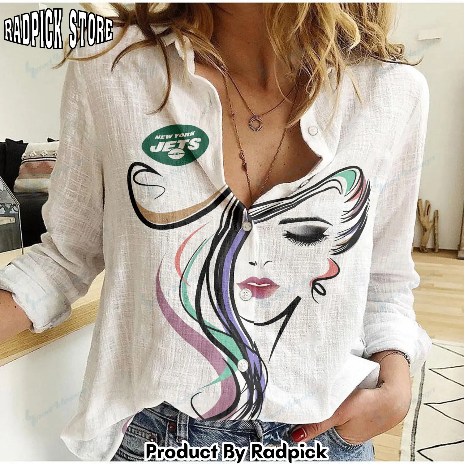 Radpick new york jets woman shirt rp662493